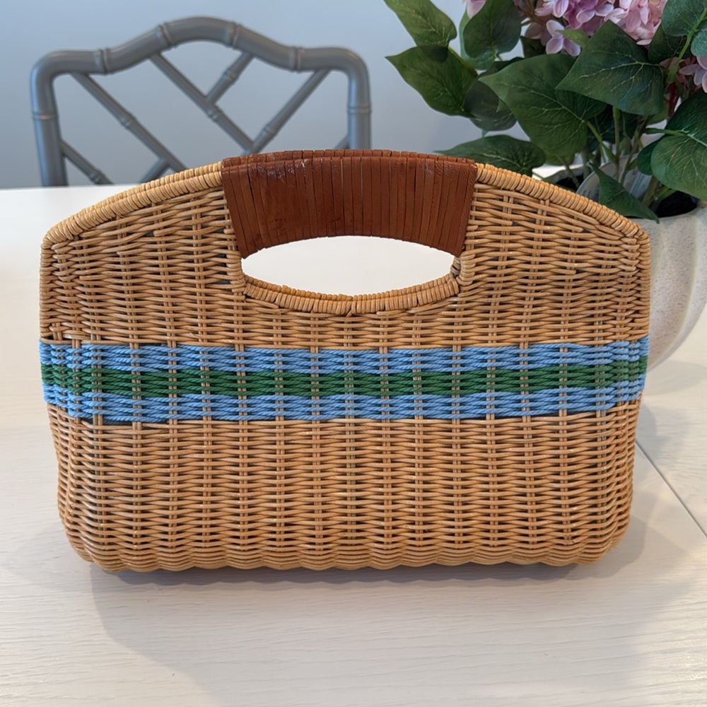 Rhodes Woven Clutch by J. McLaughlin - used once - Picture 2 of 5